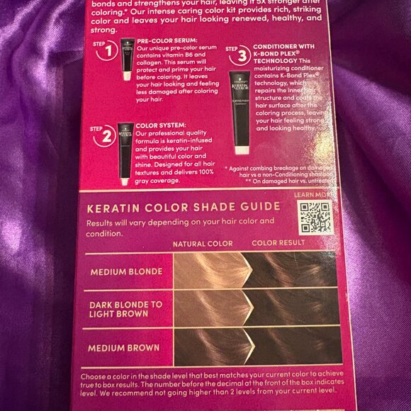 4 (FOUR) Schwarzkopf #4.0 CAPPUCCINO Hair Color Kits Permanent Keratin NEW - Picture 2 of 2